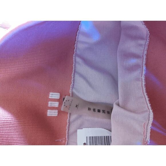 Size Med Varley Emerson Seamless Pink Leopard Print Leggings LUH374 - Picture 6 of 6